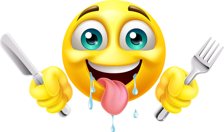 Hungry Drooling Face Emoji Emoticon Cartoon Icon